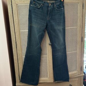 7 For All Mankind Men's Bootcut Jeans - Dark Blue
